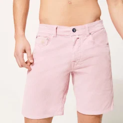 Vilebrequin Men 5-Pocket Corduroy 2000 Lines Bermuda Shorts*Men Bermuda Shorts