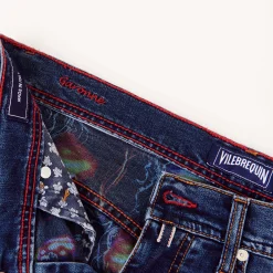 Vilebrequin Men 5-Pockets Denim Bermuda Neo Medusa*Men Bermuda Shorts