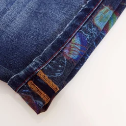 Vilebrequin Men 5-Pockets Denim Bermuda Neo Medusa*Men Bermuda Shorts