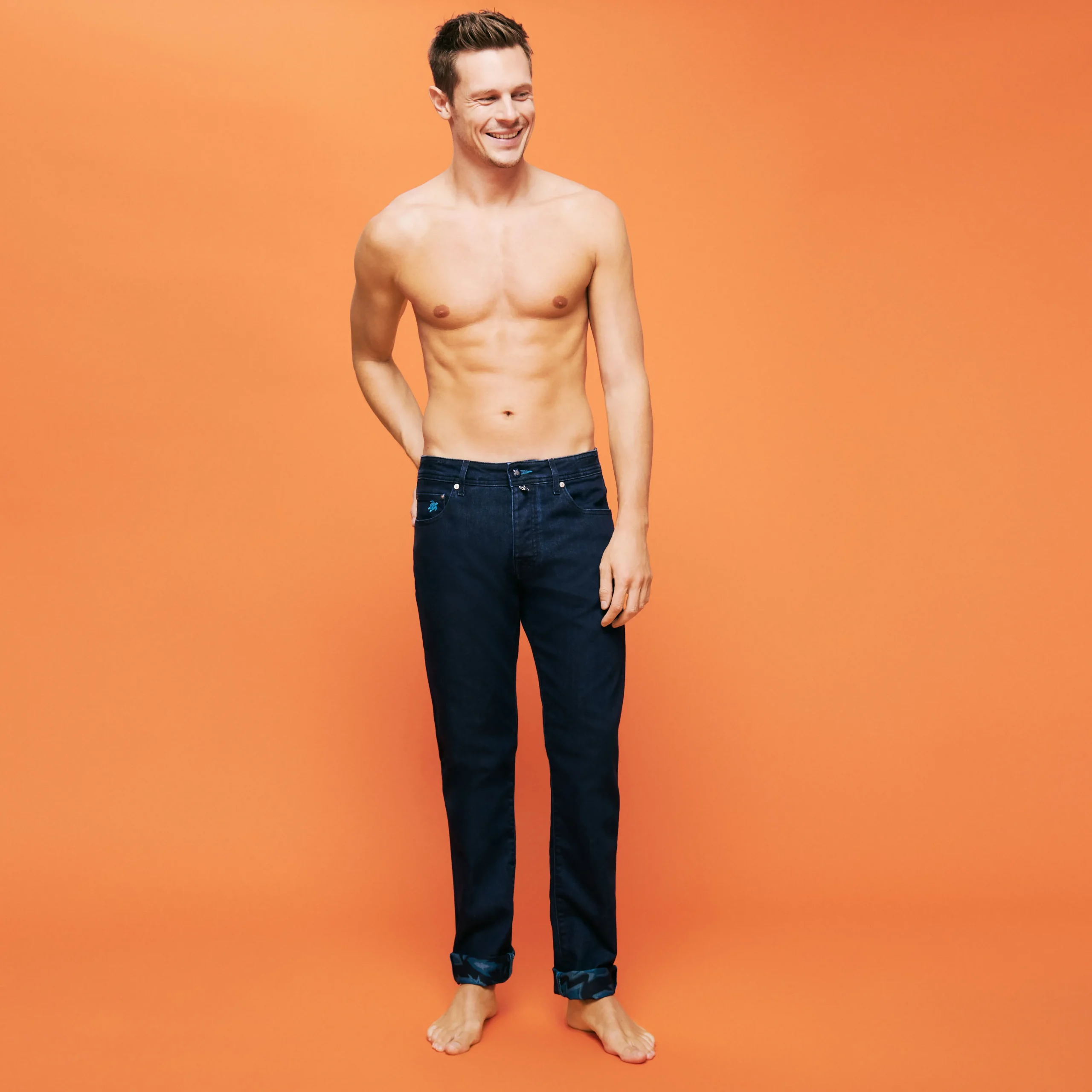 Vilebrequin Men 5-Pockets Jeans Requins 3D*Men Pants