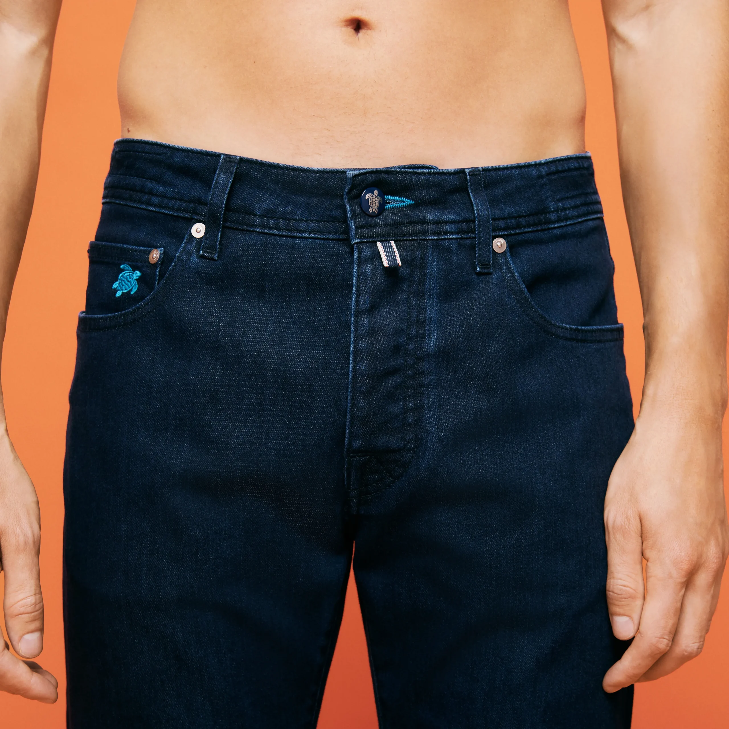 Vilebrequin Men 5-Pockets Jeans Requins 3D*Men Pants