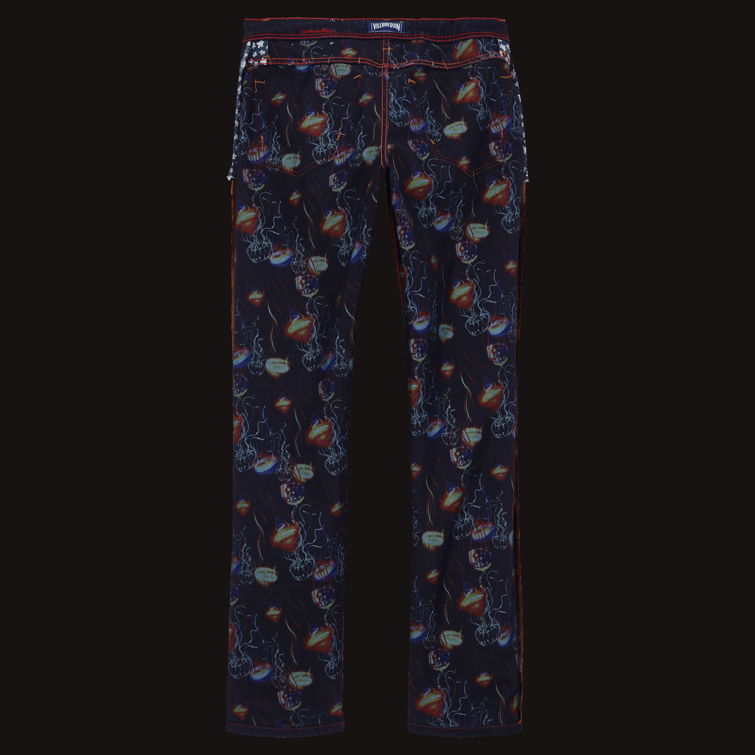 Vilebrequin Men 5-Pockets Printed Denim Pants Neo Medusa*Men Pants