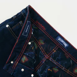 Vilebrequin Men 5-Pockets Printed Denim Pants Neo Medusa*Men Pants
