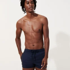 Vilebrequin Men Short Woolen Swim Trunks Micro Carreaux- X The Woolmark Company*Men The Short