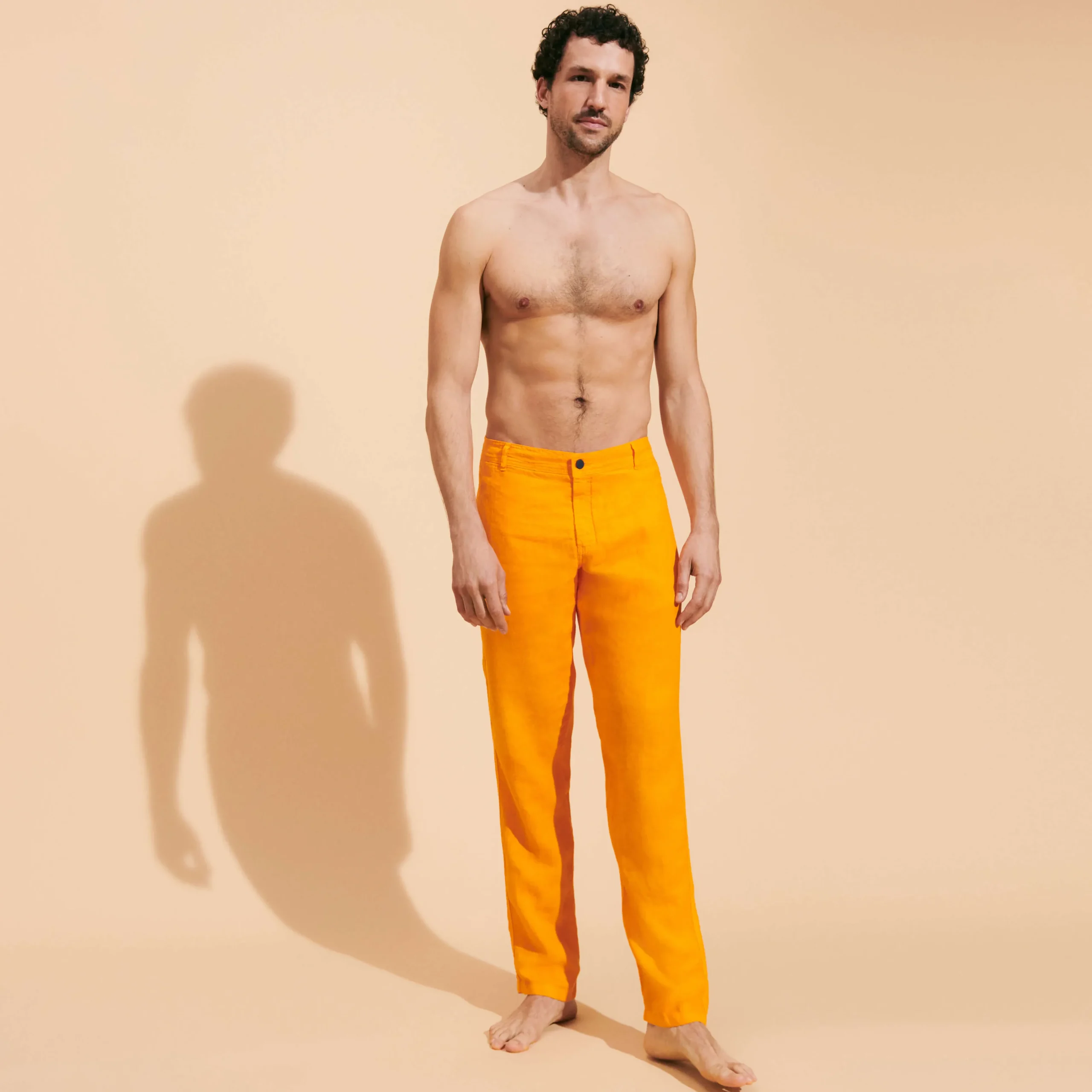Vilebrequin Men Straight Linen Pants Solid*Men Pants