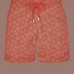 Vilebrequin Men Stretch Short Swim Trunks Jacquard Tortue*Men The Stretch Fabric