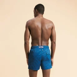 Vilebrequin Men Stretch Short Swim Trunks Jacquard Tortue*Men The Stretch Fabric