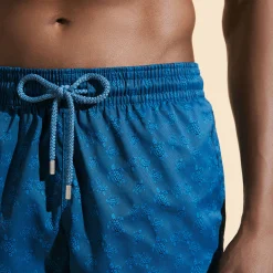 Vilebrequin Men Stretch Short Swim Trunks Jacquard Tortue*Men The Stretch Fabric