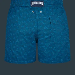 Vilebrequin Men Stretch Short Swim Trunks Jacquard Tortue*Men The Stretch Fabric