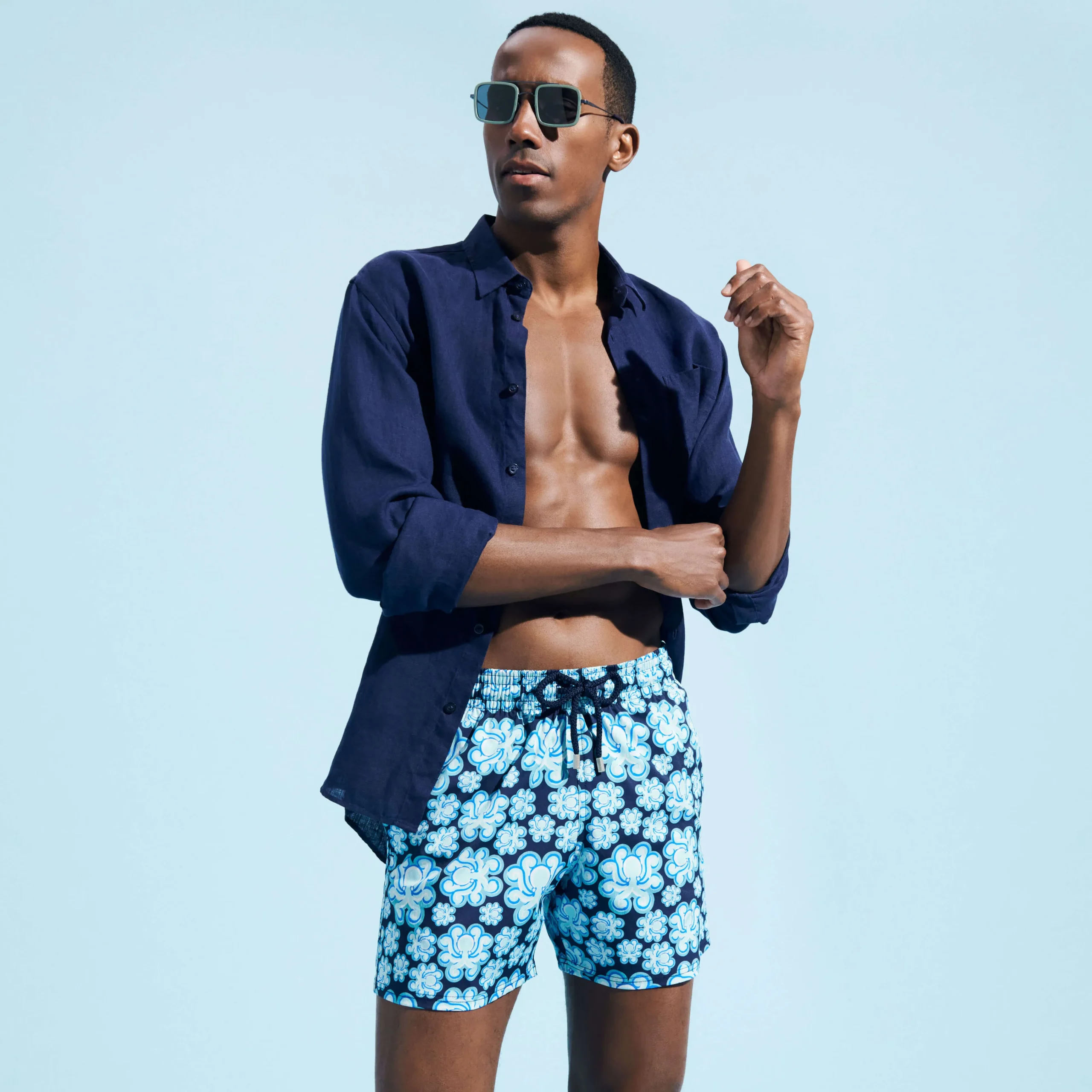 Vilebrequin Men Stretch Swim Shorts Poulpes Neon*Men The Stretch Fabric