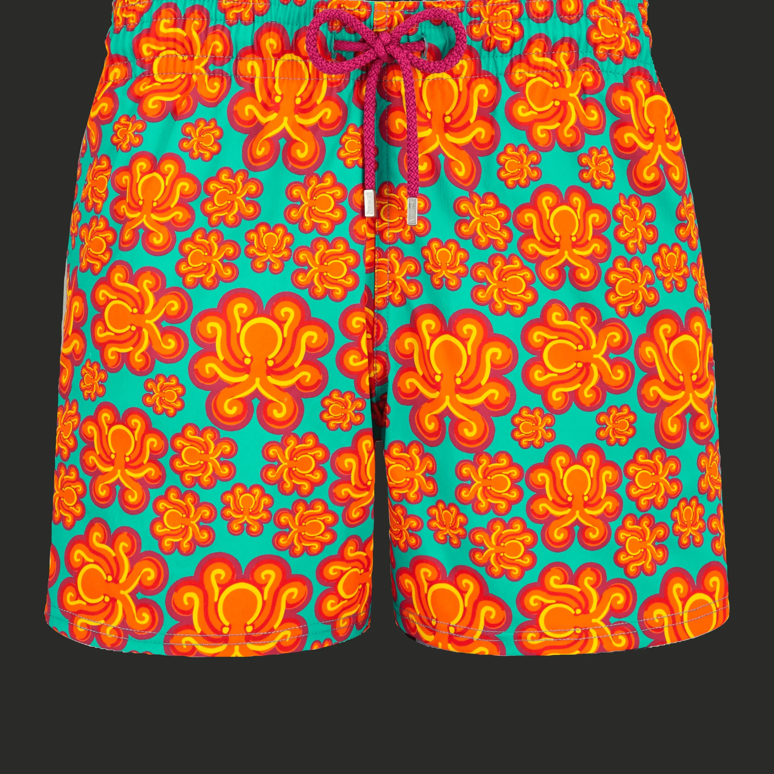 Vilebrequin Men Stretch Swim Shorts Poulpes Neon*Men The Stretch Fabric