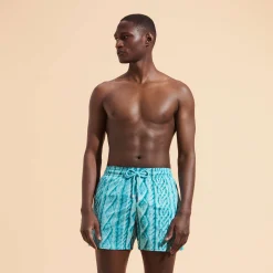 Vilebrequin Men Stretch Swim Trunks Aran Knit*Men The Stretch Fabric