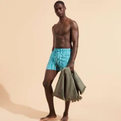 Vilebrequin Men Stretch Swim Trunks Aran Knit*Men The Stretch Fabric