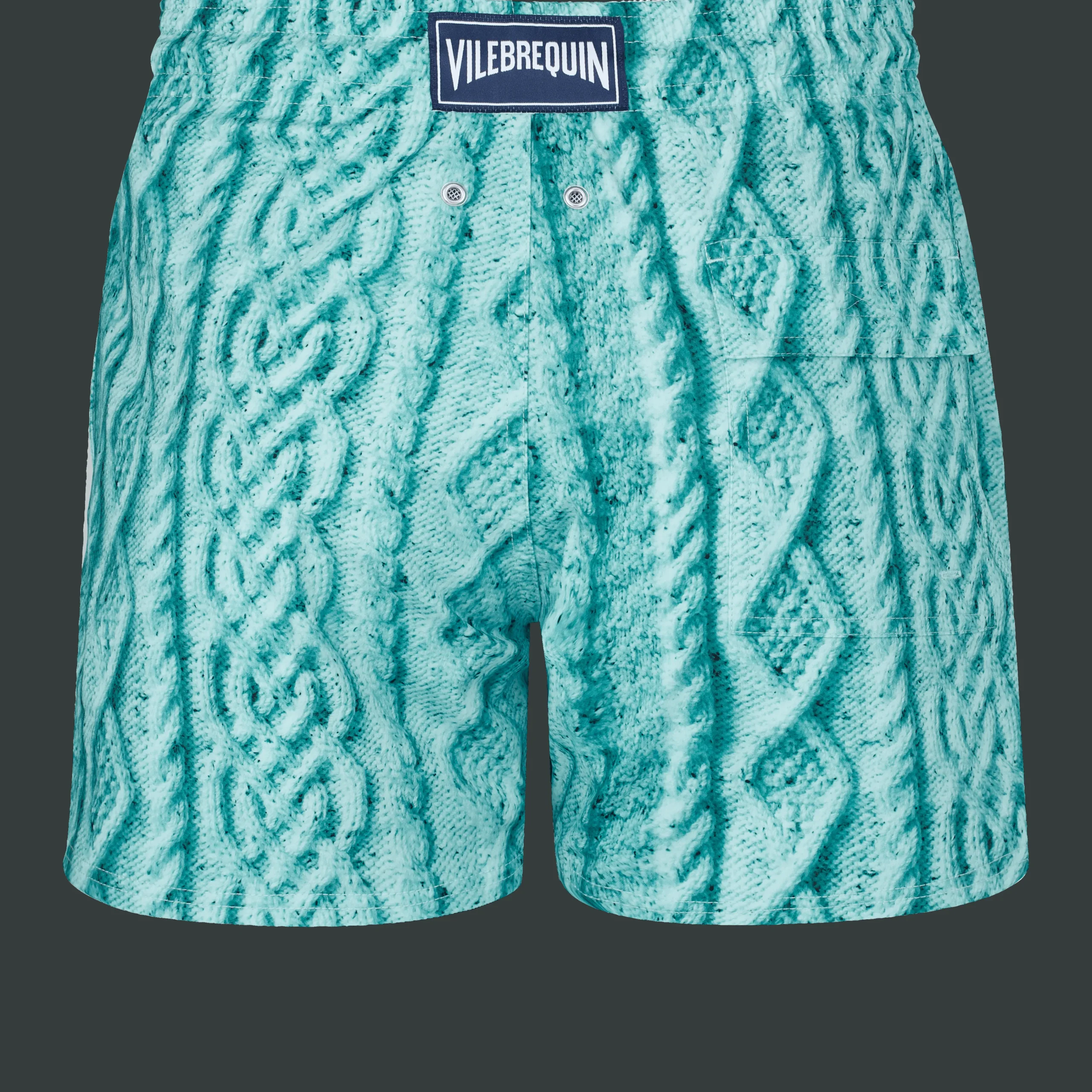 Vilebrequin Men Stretch Swim Trunks Aran Knit*Men The Stretch Fabric