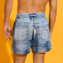 Vilebrequin Men Stretch Swim Trunks Denim*Men The Stretch Fabric