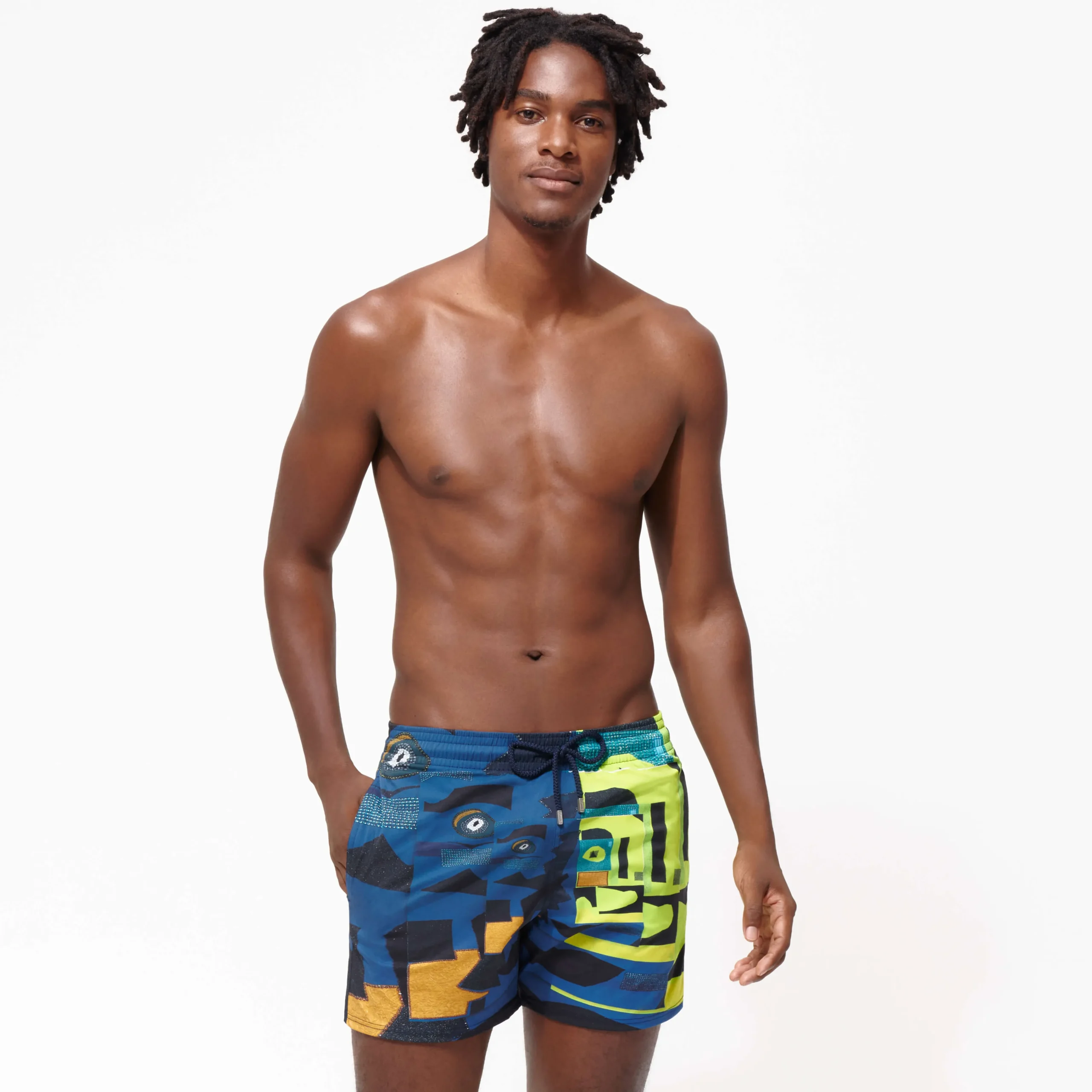 Vilebrequin Men Stretch Swim Trunks Eternite - X Deux Femmes Noires*Men The Stretch Fabric