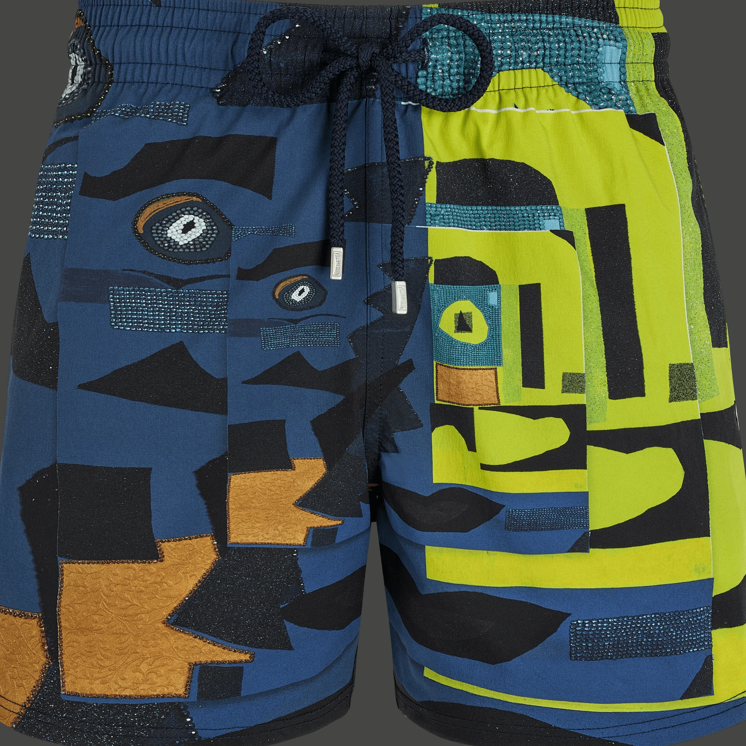 Vilebrequin Men Stretch Swim Trunks Eternite - X Deux Femmes Noires*Men The Stretch Fabric
