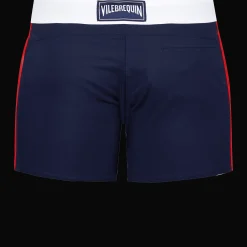 Vilebrequin Men Stretch Swim Trunks Flat Belt Color Block*Men The Flat Belt