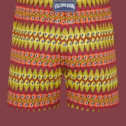 Vilebrequin Men Stretch Swim Trunks Fish On Line*Men The Stretch Fabric