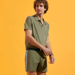 Vilebrequin Men Stretch Swim Trunks Flat Belt Color Block*Men The Flat Belt