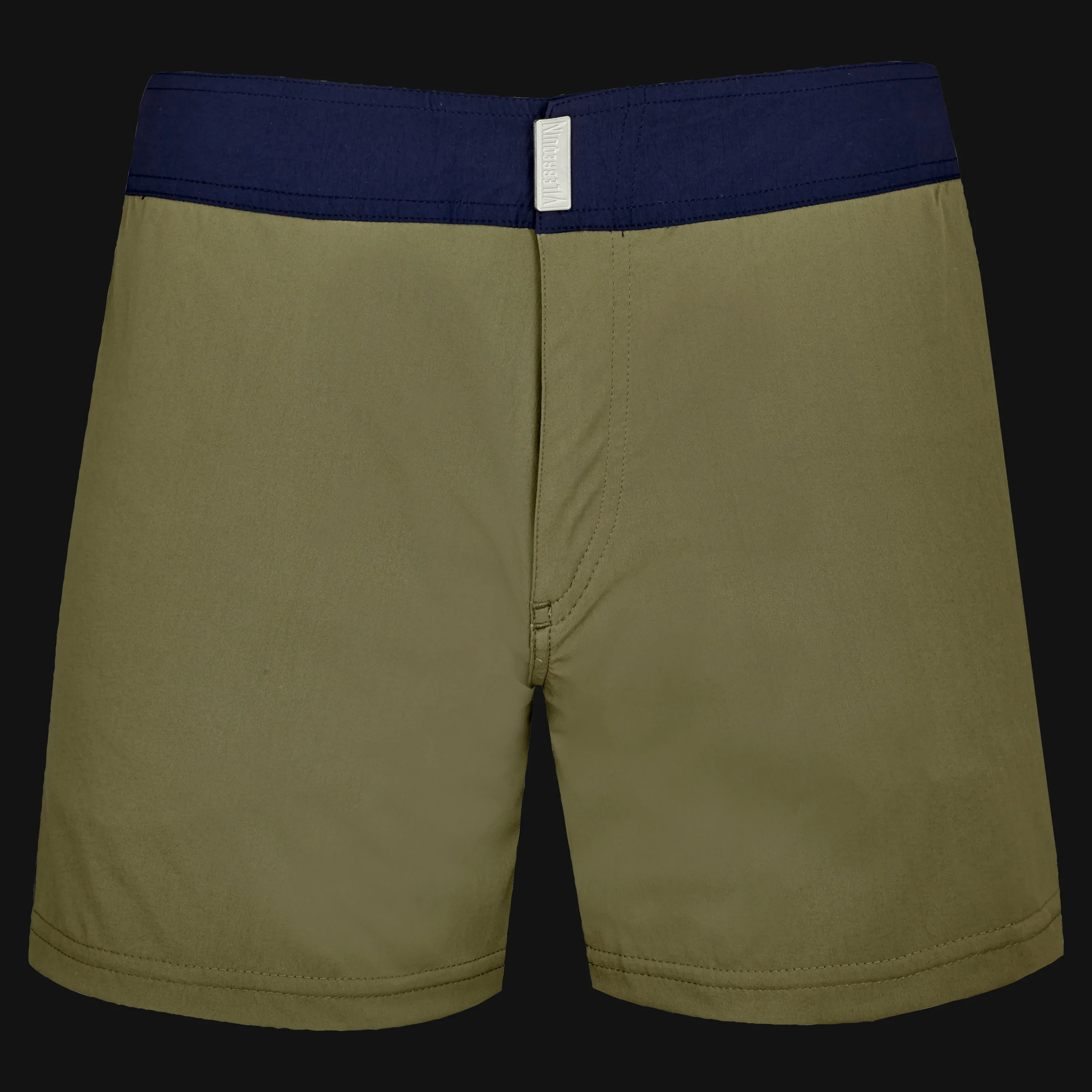 Vilebrequin Men Stretch Swim Trunks Flat Belt Color Block*Men The Flat Belt