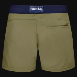 Vilebrequin Men Stretch Swim Trunks Flat Belt Color Block*Men The Flat Belt