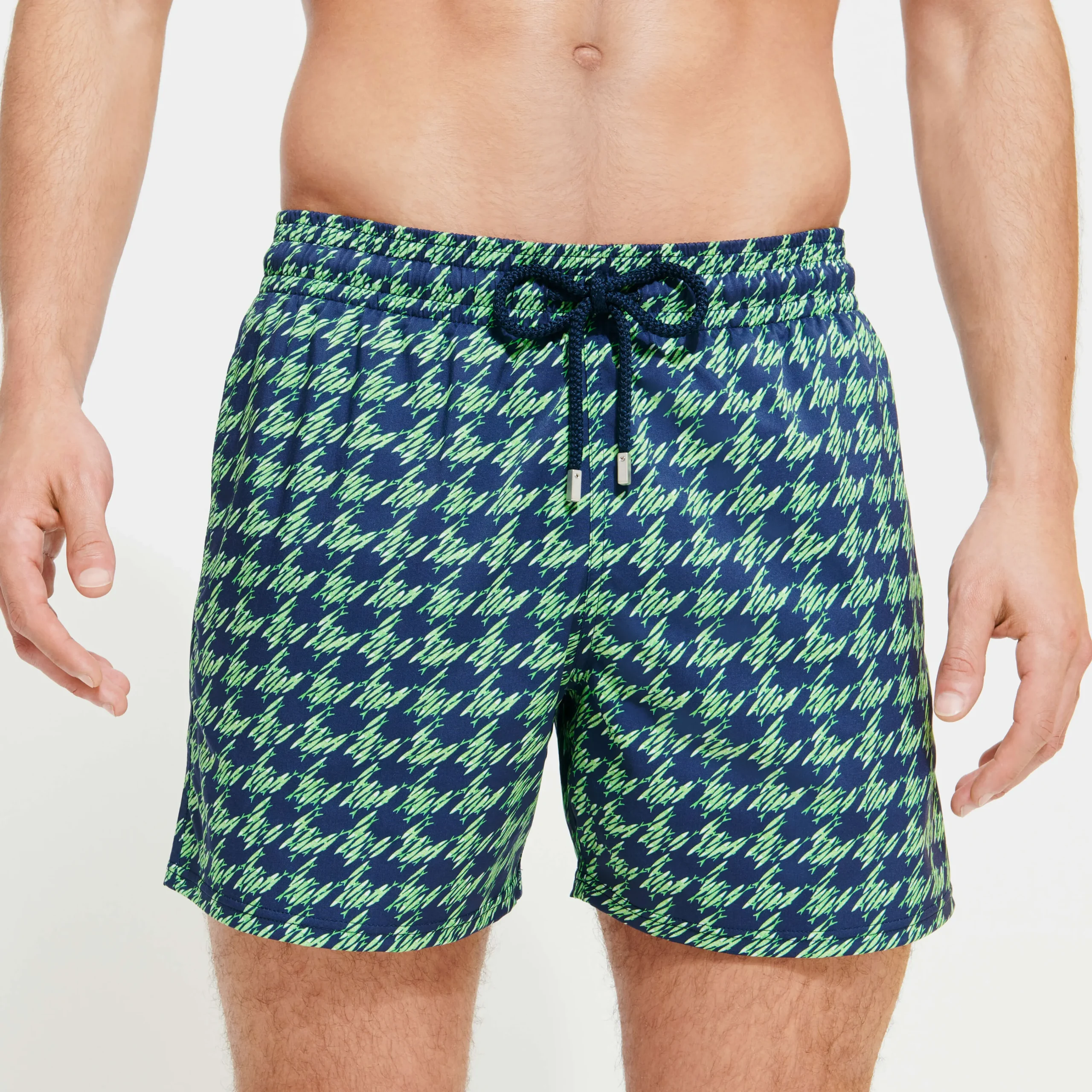 Vilebrequin Men Stretch Swim Trunks Fish Foot*Men The Stretch Fabric