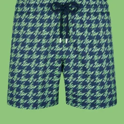 Vilebrequin Men Stretch Swim Trunks Fish Foot*Men The Stretch Fabric