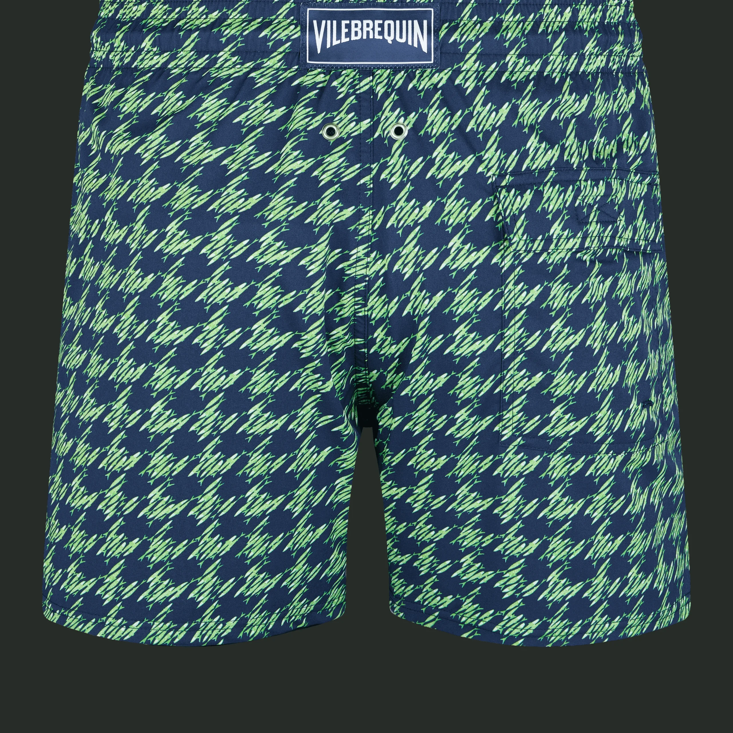 Vilebrequin Men Stretch Swim Trunks Fish Foot*Men The Stretch Fabric