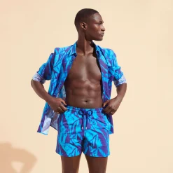 Vilebrequin Men Stretch Swim Trunks Les Draps Froisses*Men The Stretch Fabric