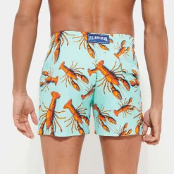 Vilebrequin Men Stretch Swim Trunks Lobster*Men The Stretch Fabric