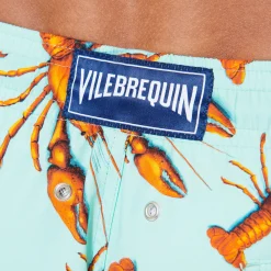 Vilebrequin Men Stretch Swim Trunks Lobster*Men The Stretch Fabric