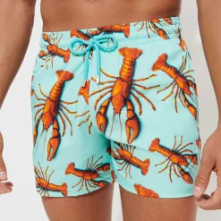 Vilebrequin Men Stretch Swim Trunks Lobster*Men The Stretch Fabric