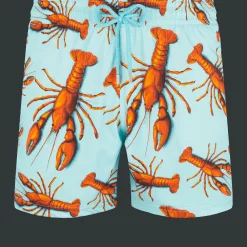 Vilebrequin Men Stretch Swim Trunks Lobster*Men The Stretch Fabric