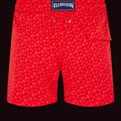 Vilebrequin Men Stretch Swim Trunks Micro Ronde Des Tortues*Men The Stretch Fabric