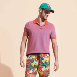 Vilebrequin Men Stretch Swim Trunks Marche Provencal*Men The Stretch Fabric