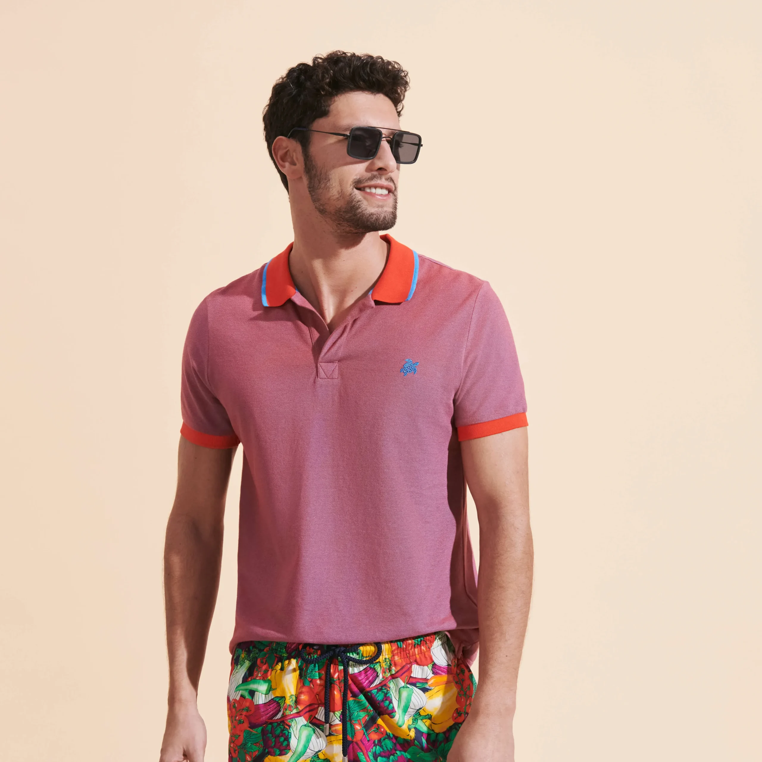 Vilebrequin Men Stretch Swim Trunks Marche Provencal*Men The Stretch Fabric