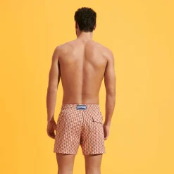 Vilebrequin Men Stretch Swim Trunks Micro Mouettes*Men The Stretch Fabric