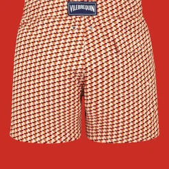 Vilebrequin Men Stretch Swim Trunks Micro Mouettes*Men The Stretch Fabric