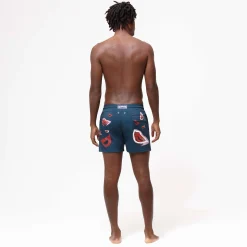 Vilebrequin Men Stretch Swim Trunks Passion - X Deux Femmes Noires*Men The Stretch Fabric