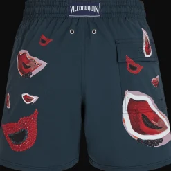 Vilebrequin Men Stretch Swim Trunks Passion - X Deux Femmes Noires*Men The Stretch Fabric