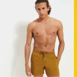 Vilebrequin Men Stretch Swim Trunks Solid*Men The Stretch Fabric