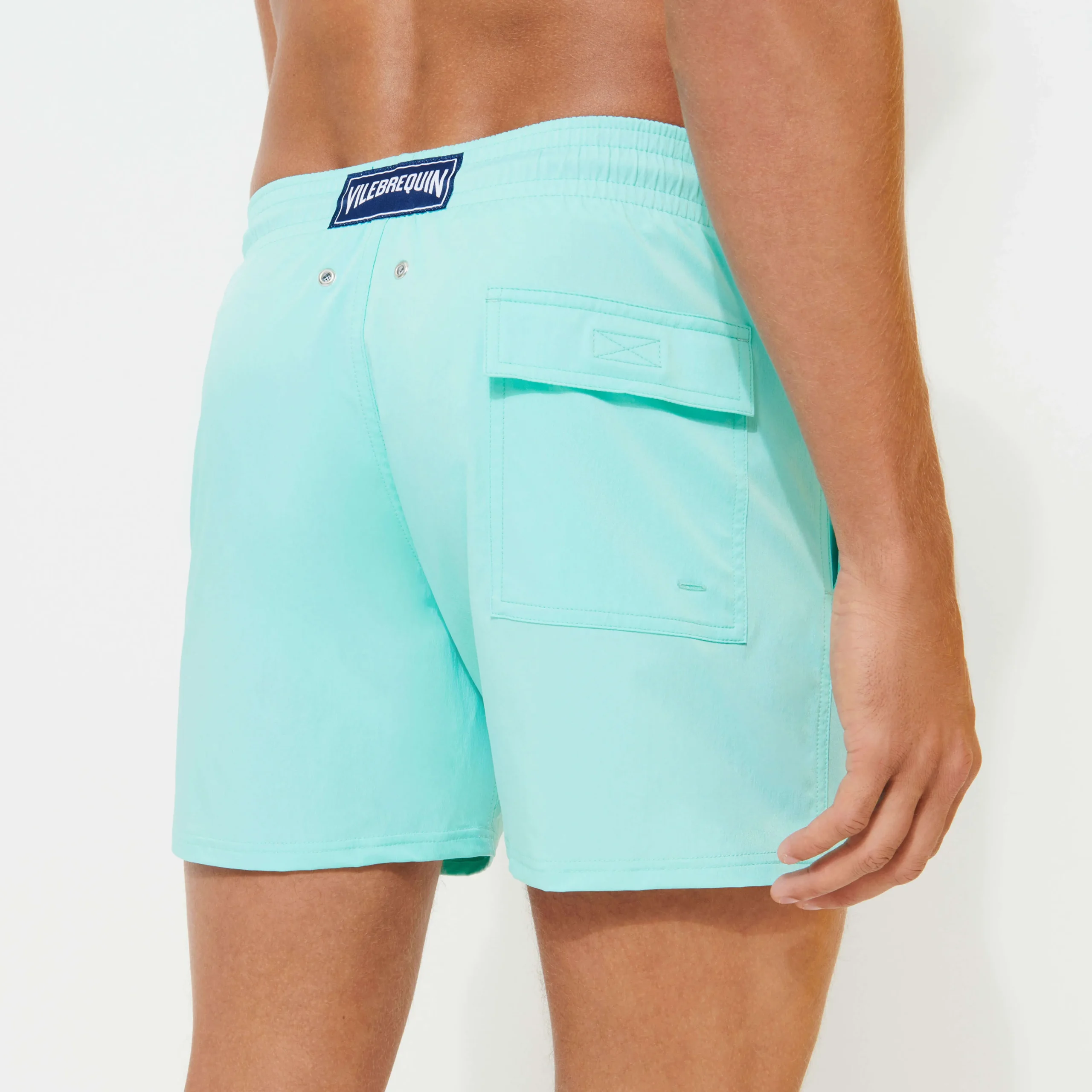 Vilebrequin Men Stretch Swim Trunks Solid*Men The Stretch Fabric