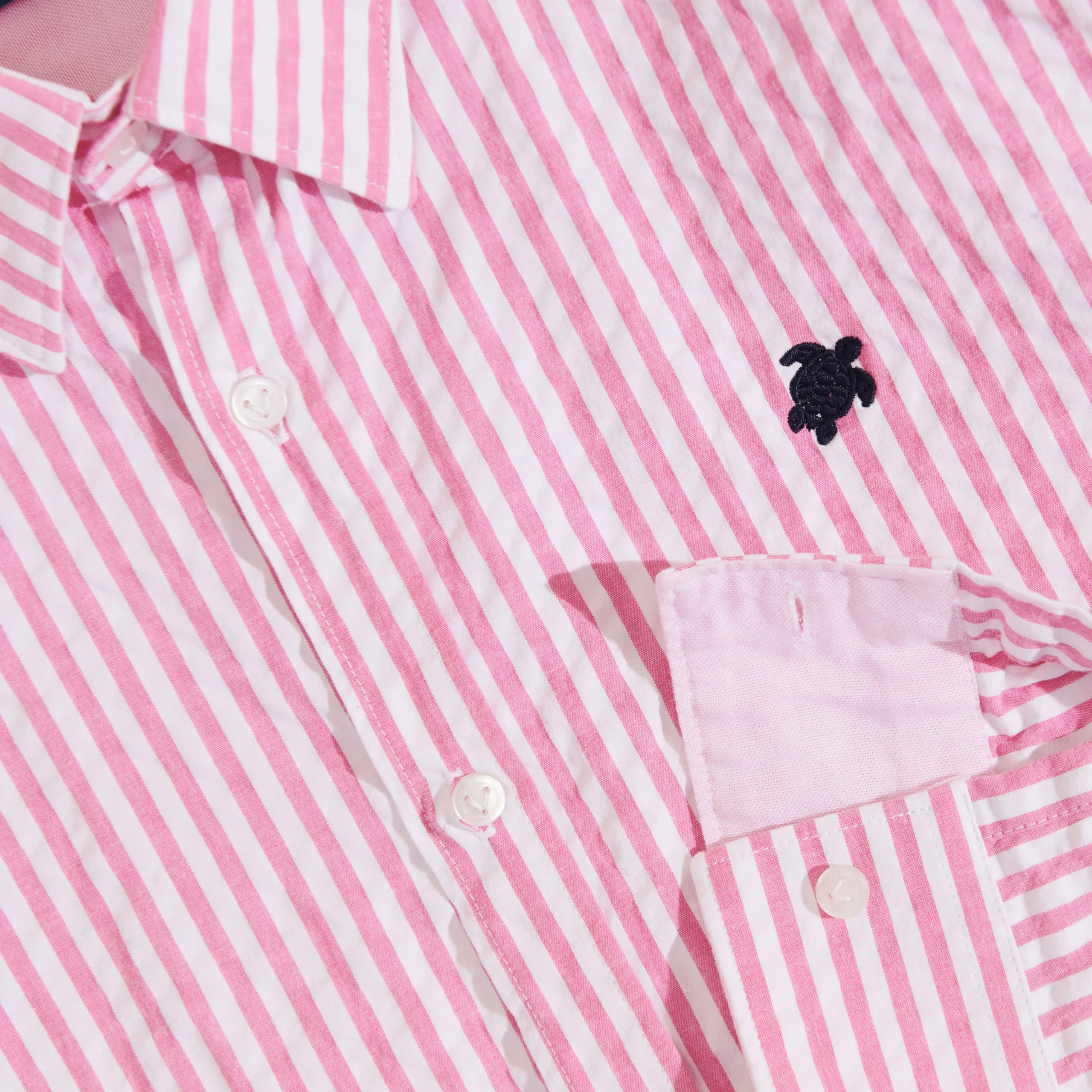 Vilebrequin Men Striped Seersucker Shirt*Men Shirts