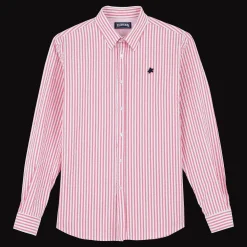 Vilebrequin Men Striped Seersucker Shirt*Men Shirts