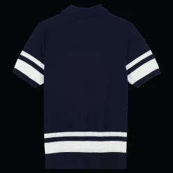 Vilebrequin Men Stripped Cotton Knit Polo*Men Polos