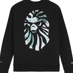 Vilebrequin Men Sweatshirt Turtles Printed - X Bape® Black*Men Sweatshirts