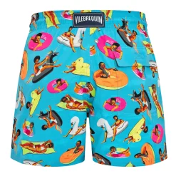 Vilebrequin Men Swim Trunks - X Derrick Adams*Men The Stretch Fabric