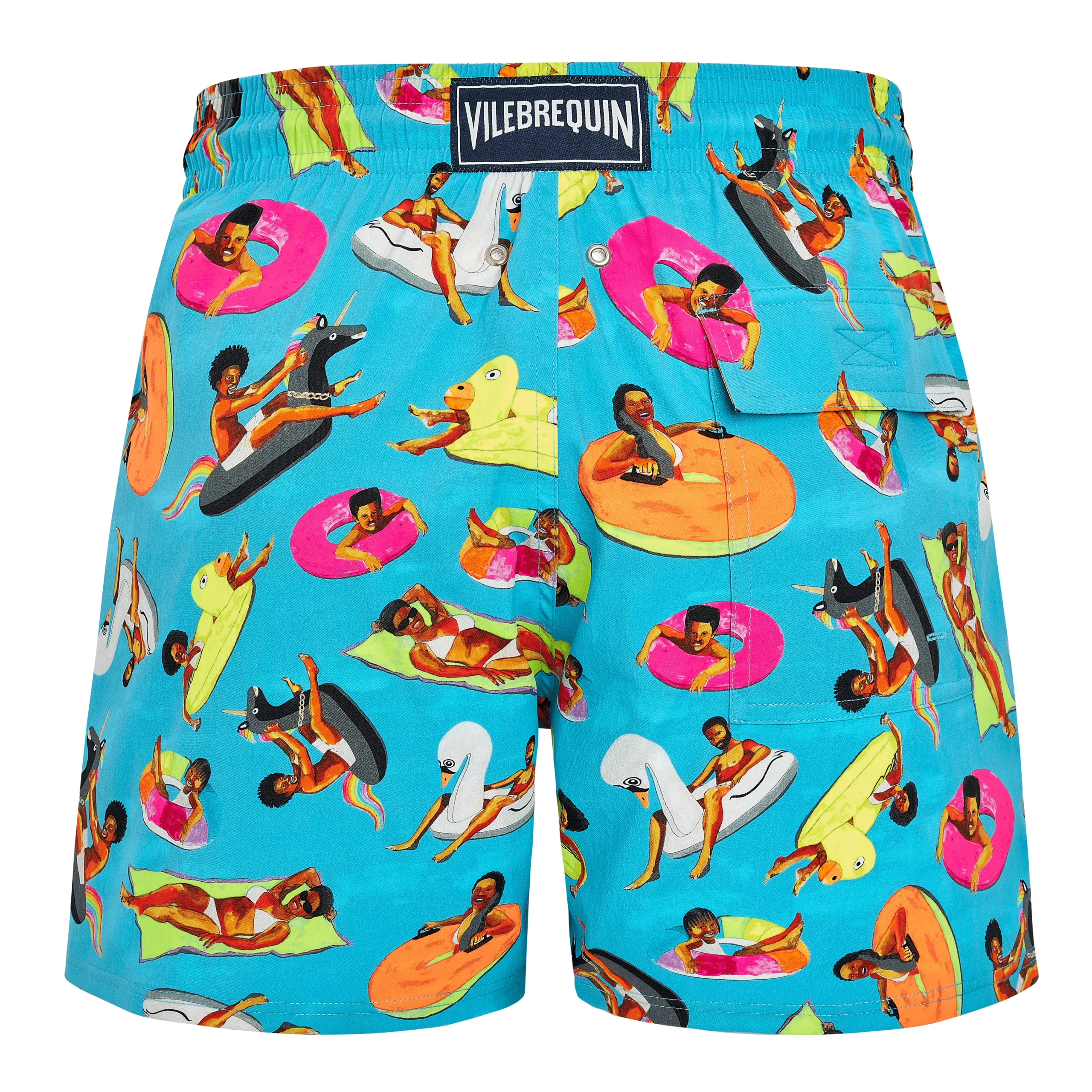 Vilebrequin Men Swim Trunks - X Derrick Adams*Men The Stretch Fabric