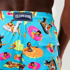 Vilebrequin Men Swim Trunks - X Derrick Adams*Men The Stretch Fabric